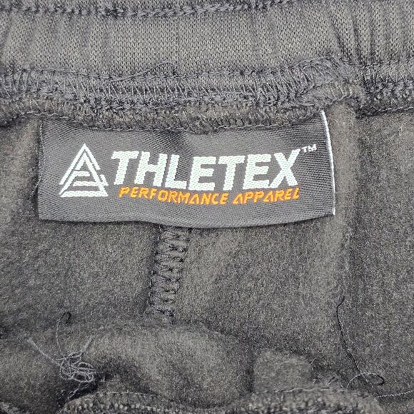 Athletex Theletex Performance Apparel Sweat Shorts Men's M Black Athletic - Picture 4 of 7